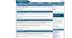 Desktop Screenshot of calcg.org